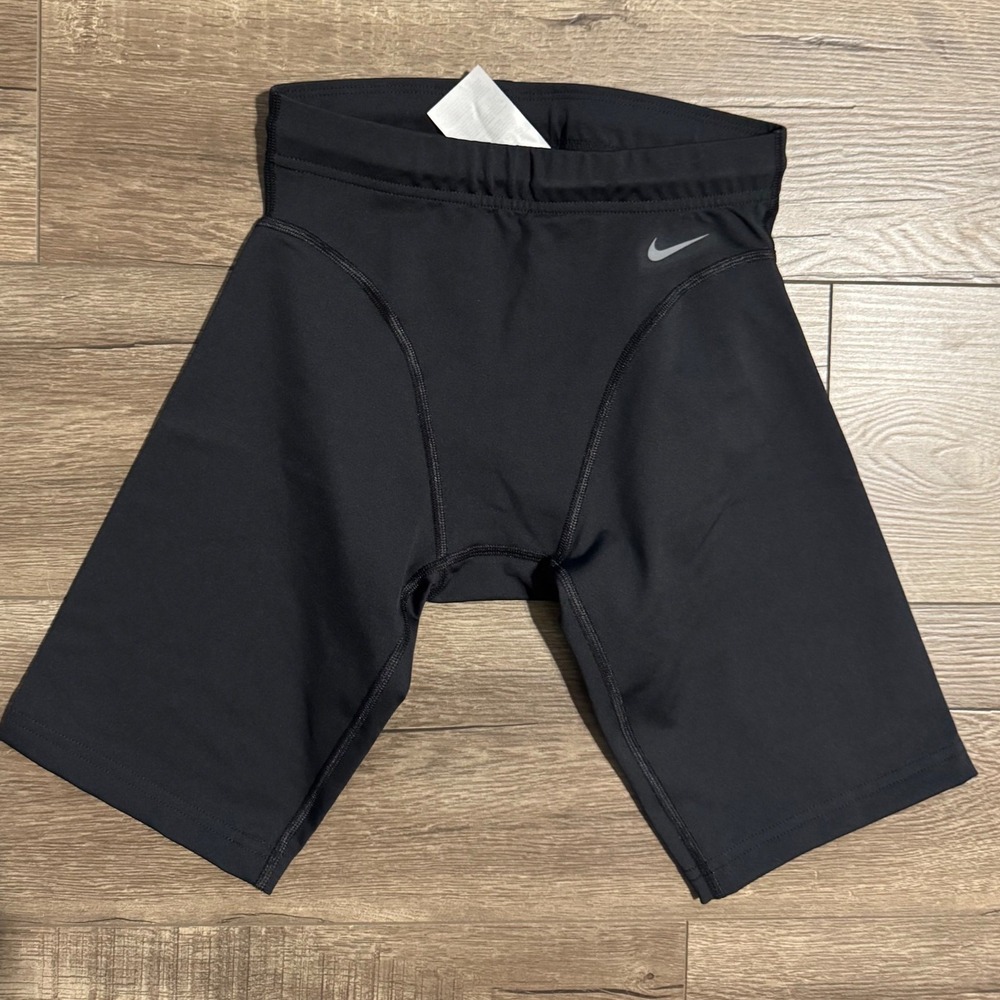 Nike Mens Black Compression Shorts‎ 9" Size Medium